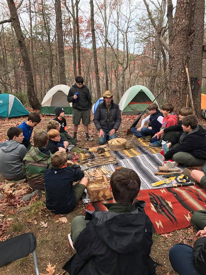 Snow Bear primitive skills campout